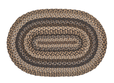 Farmyard 22x72 in.  Braided  Oval Rug