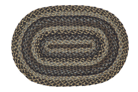 Farmyard Braided Oval Placemat set/4