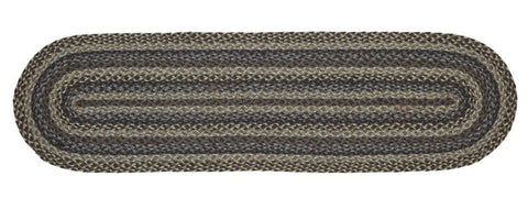 Farmyard 13x48 in. Braided  Oval Runner