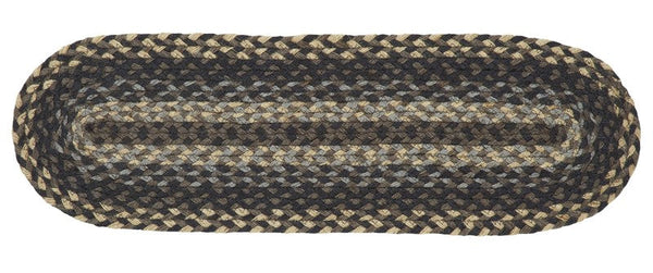 Farmyard Braided  Stair Tread Oval 8x28 in.