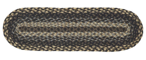 Farmyard Braided  Stair Tread Oval 8x28 in.