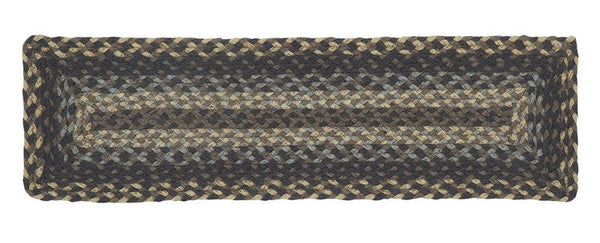 Farmyard Braided  Stair Tread Rectangle 8x28 in.