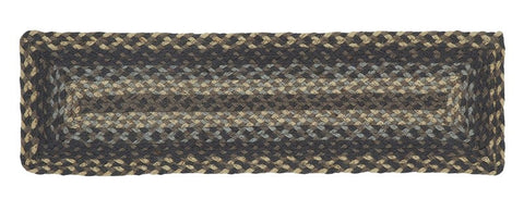 Farmyard Braided  Stair Tread Rectangle 8x28 in.