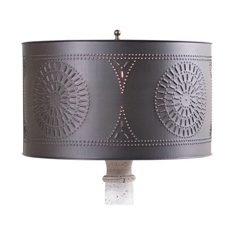 An Irvin's twist on a modern style, The Floor Lamp Drum Shade is a must have for all on trend decorators.