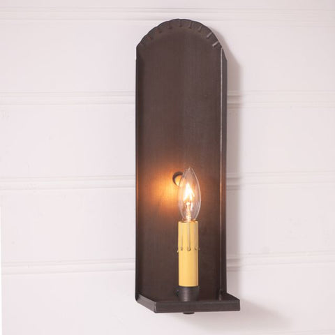 Beautiful in its simplicity, the warm glow of our sconces provide a hearty country welcome to every room in your home, from entryway to family room. A versatile decorating accessory, it is perfect either alone or as part of a wall grouping.