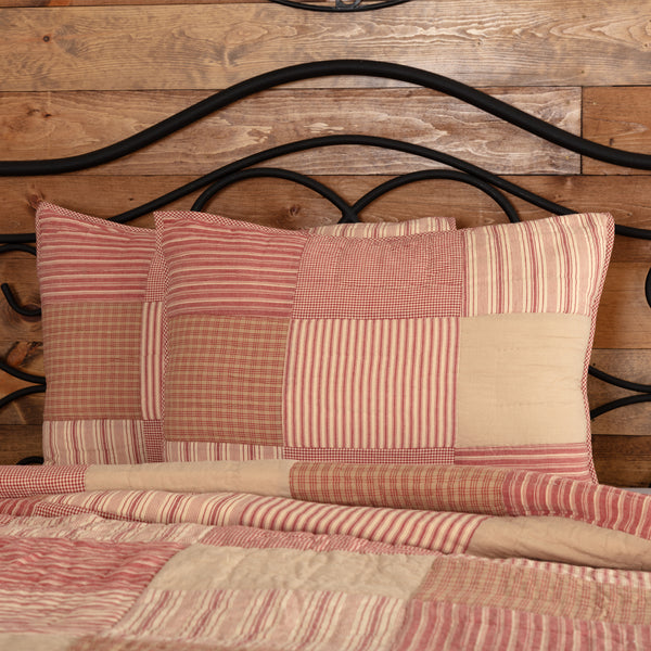 Sawyer Mill Red Queen Combo - Clearance - Quilt, 2 Standard Shams