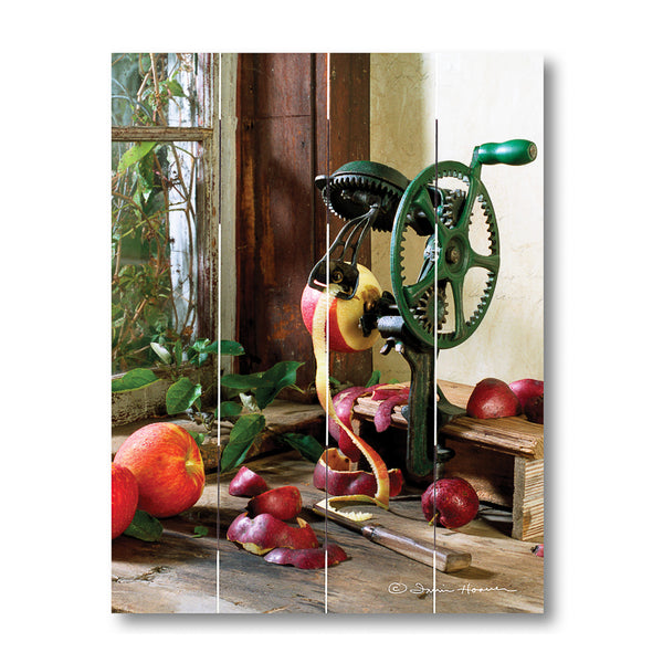 Grandma's Apple Peeler Pallet Art