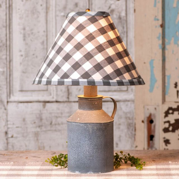 This vintage jug design lamp is ultimate perfection when it comes to rustic country home styling. It effortlessly blends with your room's decor and can be placed almost anywhere you desire with its long 6-ft cord.