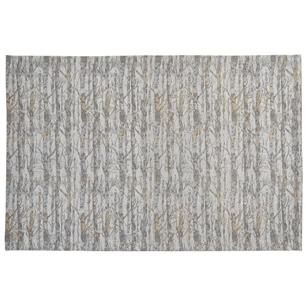 Wild and Beautiful Birch Chenille Rug 4X6