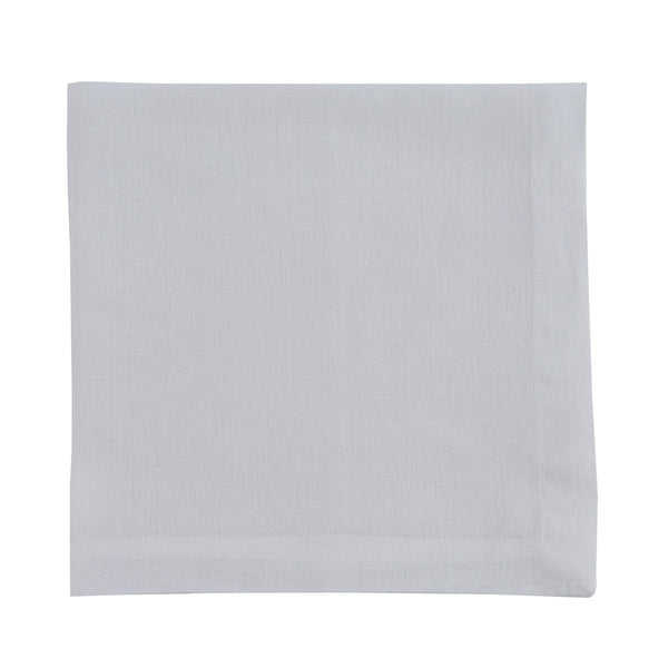 LINEN NAPKIN - BLEACHED WHITE (set of 4)  DIMENSIONS: 20" x 20"