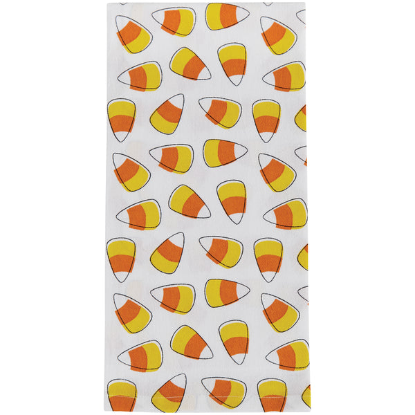 CANDY CORN PRINTED DISHTOWEL