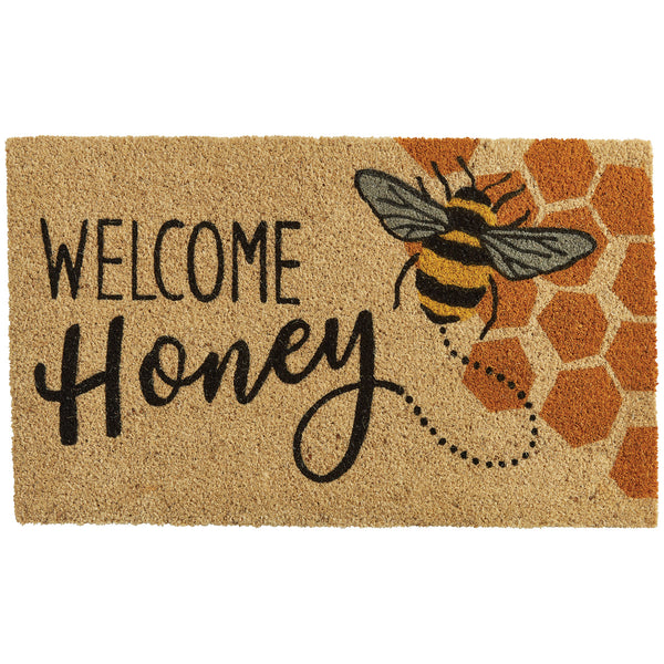 WELCOME HONEY DOORMAT (set of 2)