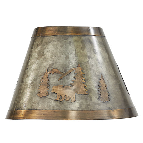 Bring the outdoors inside! The beautifully crafted Forester's Lamp Shade is the perfect outdoorsy rustic addition to your home or cabin!