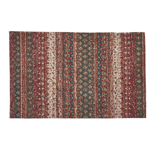 Add a gorgeous touch to any room in your home with the Gamekeeper Plaid Chenille Rugs! Featuring tones of red, green, tan, and antique white in an elegant pattern, these rugs are sure to charm your guests! Available in 3 sizes (each sold separately).