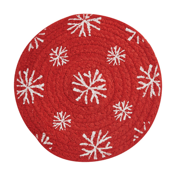 SNOWFLAKE ROUND TRIVET  (SET OF 2)