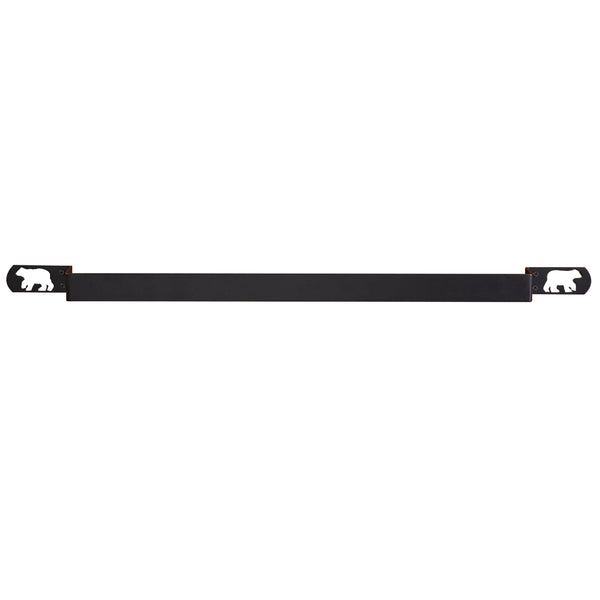 Black Bear Towel Bar- 24"