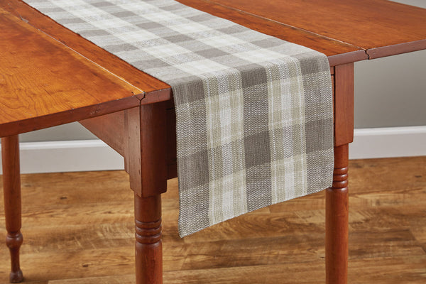 WEATHERED OAK TABLE RUNNER 15X72