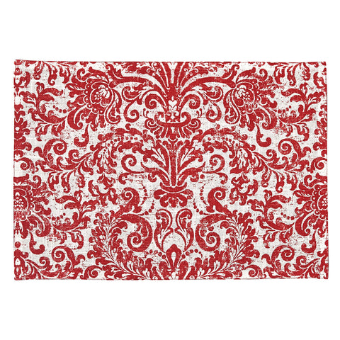 Add rustic style to your Christmas traditions with the Albemarle Placemats! A white base with a red delicate pattern adds country style for a timeless Christmas look. The classic red and white Christmas placemats can be paired with coordinating items from the Albemarle Collection for a complete, festive holiday look.