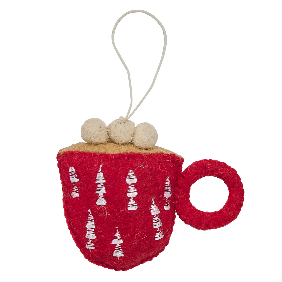 RED TREE MUG FELT ORNAMENT SET OF 4 Allysons Place red-tree-mug-felt-ornament-set-of-4-allysons-place