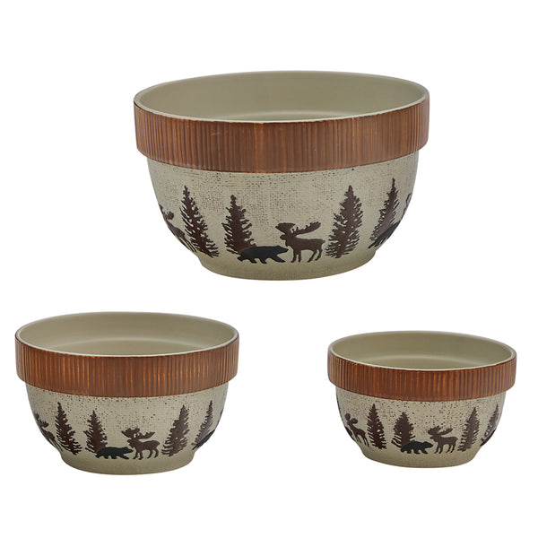 Wilderness Trail Mixing Bowls set of 3