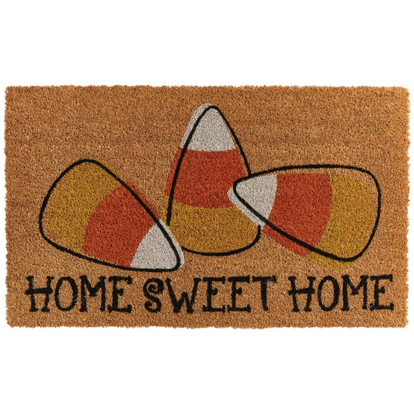 CANDY CORN DOORMAT (set of 2)
