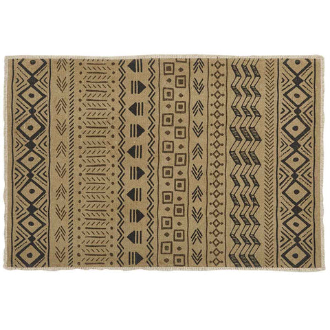Give your home a modern rustic touch with the Signal Mountain Printed Rug! The tribal design and neutral colors provide a unique and stylish accent!