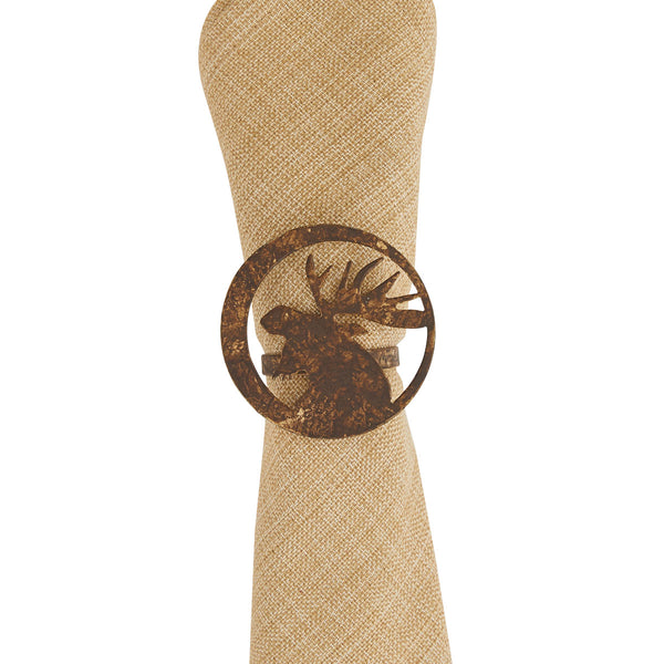 Moose Head Napkin Ring (set of 4)