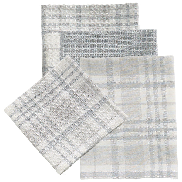 ALL IS CALM 3 PIECE DISHTOWEL/DISHCLOTH SET