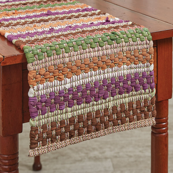 FALL COLORS CHINDI TABLE RUNNER 13X36