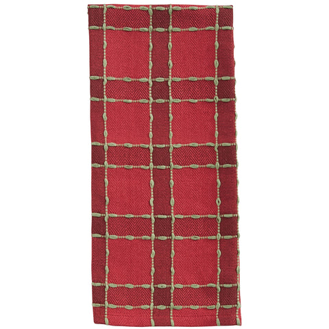 Give your home a beautiful holiday makeover with the Bransford Dishtowels , featuring a stunning plaid of red and green! Pair with the rest of the collection for a complete look!