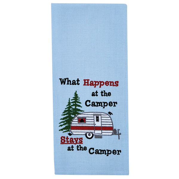 What Happens in the Camper Dishtowel (Set of 2)