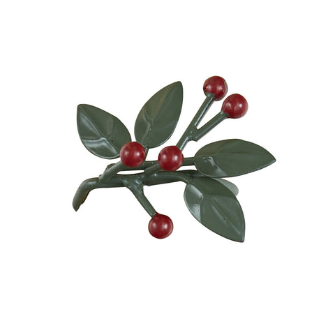 LEAVES & BERRIES NAPKIN RING (SET OF 4)