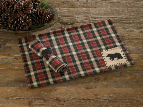 CONCORD BEAR PATCH Table Runner 13X36