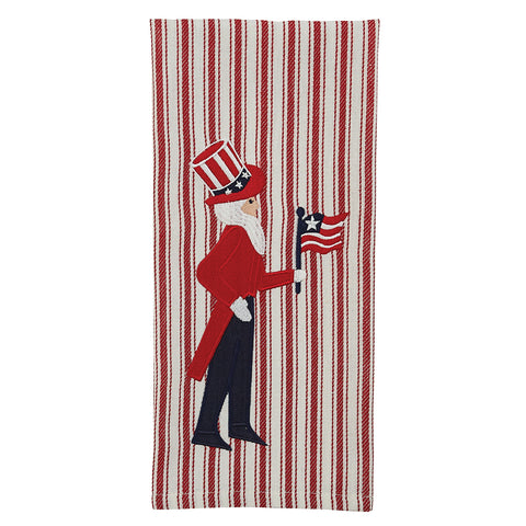 UNCLE SAM APPLIQUE DISHTOWEL