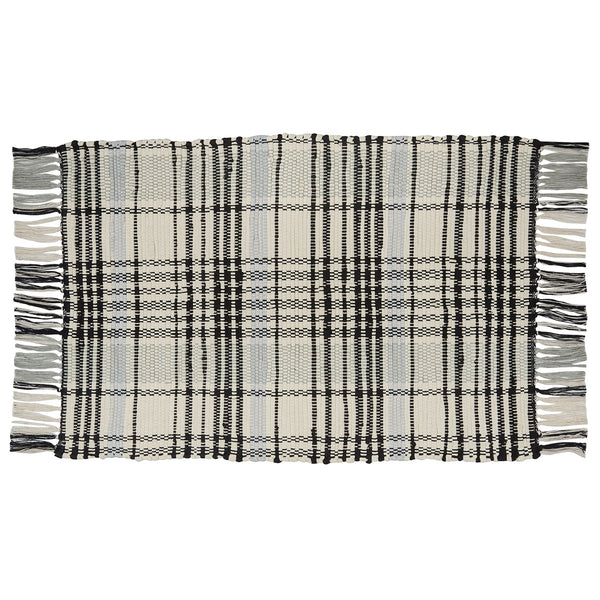 Refined Rustic Rag Rug 2X3