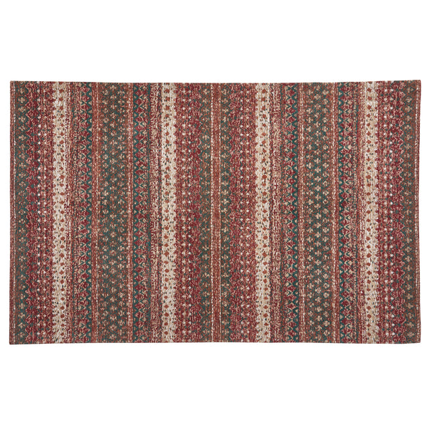 Add a gorgeous touch to any room in your home with the Gamekeeper Plaid Chenille Rugs! Featuring tones of red, green, tan, and antique white in an elegant pattern, these rugs are sure to charm your guests! Available in 3 sizes (each sold separately).