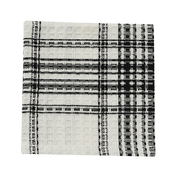 ONYX AND IVORY LINED LAYERED VALANCE 72X16