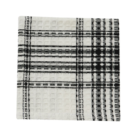 ONYX AND IVORY LINED LAYERED VALANCE 72X16