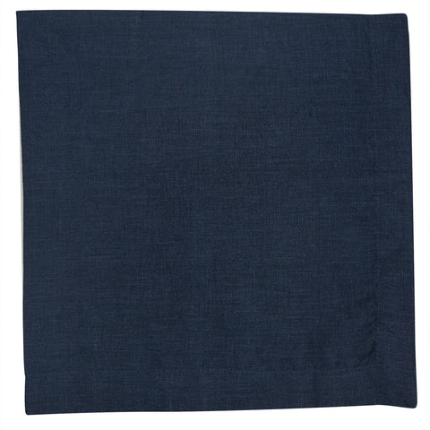 LINEN NAPKIN NAVY (set of 4)  DIMENSIONS: 20" x 20"