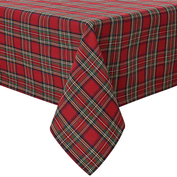 Add a stylish touch to your holiday table with the Regal Tartan Tablecloth! Featuring a colorful plaid design, this tablecloth is sure to be a charming addition to your decor!
