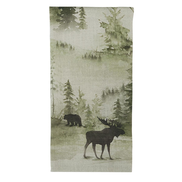 Watercolor Wildlife Dishtowel (set of 2)