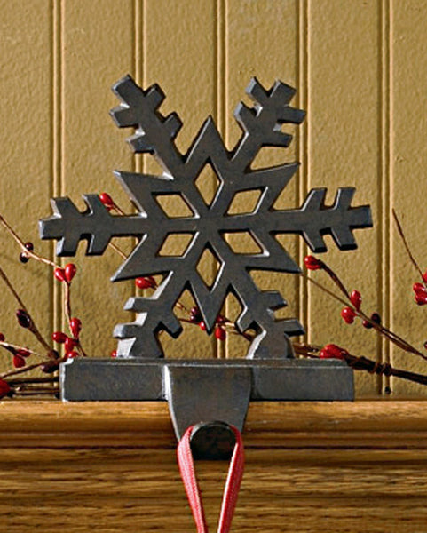 SNOWFLAKE STOCKING HNGR IRON
