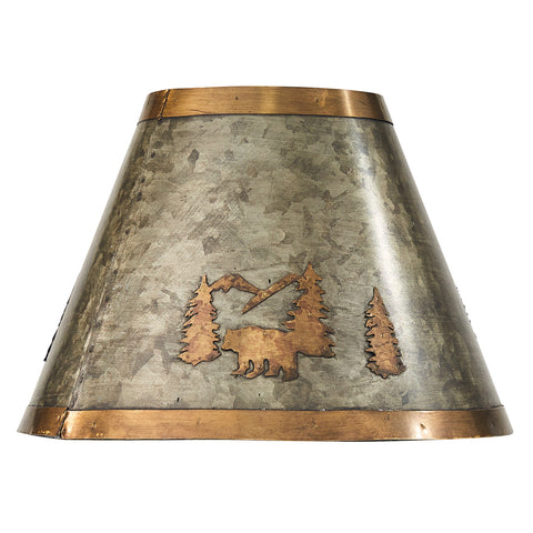 Bring the outdoors inside! The beautifully crafted Forester's Lamp Shade is the perfect outdoorsy rustic addition to your home or cabin!