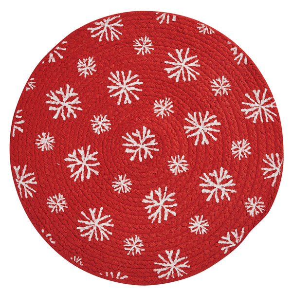 Snowflake Round Placemat (Set of 4)