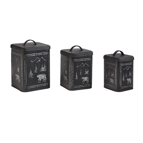 Black Bear Canisters (Set of 3)