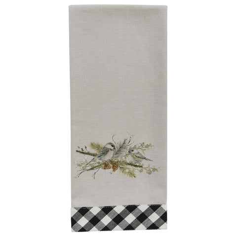 WINTER BLESSINGS BIRDS DISHTOWEL (SET OF 2)