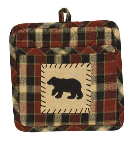 CONCORD BEAR PATCH Pot Holder w/PK