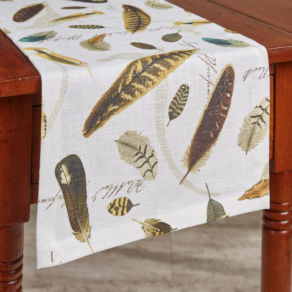 Add a gorgeous accent to your country table with the Pheasant Run Table Runner! Featuring colorful pheasant feathers and shadows in the background, these napkins are sure to add a unique and stylish touch to your decor! Complete your table with the Pheasant Run Napkins and Placemats!
