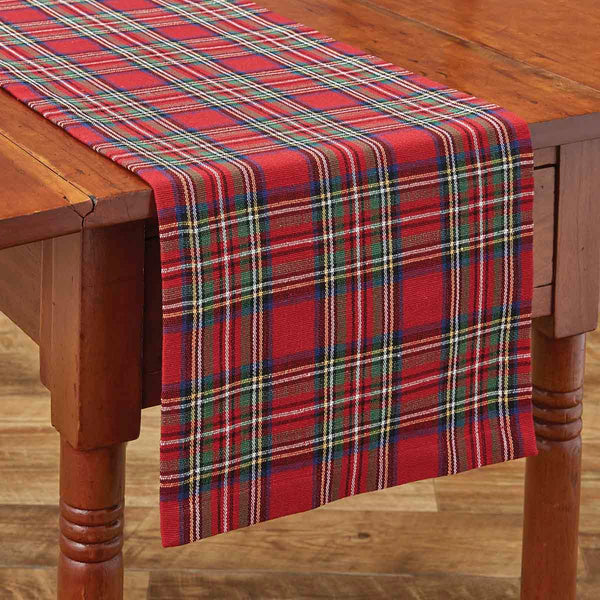 REGAL TARTAN TABLE RUNNER 13X36