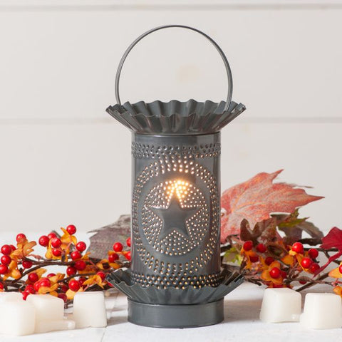 Mini Wax Warmer with Regular Star in Country Tin